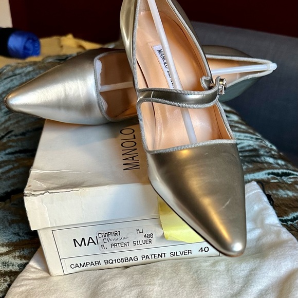 Manolo Blahnik Campari Mary Jane heels - Picture 8 of 10